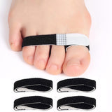Maxbell 4x Hammer Toe Wraps Toe Straighteners Elasticity Cushioned Bandages for Men