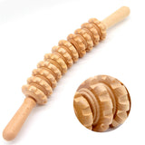 Maxbell Manual Wooden Massage Roller Abdomen Massager Stick