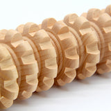 Maxbell Manual Wooden Massage Roller Abdomen Massager Stick