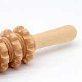 Maxbell Manual Wooden Massage Roller Abdomen Massager Stick