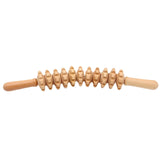 Maxbell Manual Wooden Massage Roller Abdomen Massager Stick
