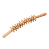 Maxbell Manual Wooden Massage Roller Abdomen Massager Stick
