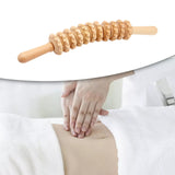 Maxbell Manual Wooden Massage Roller Abdomen Massager Stick