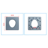 Maxbell Toilet Seat Commode Panel Panel Elderly Stable Strong Bearing Capacity
