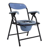 Maxbell Toilet seat Commode Panel Potty Chairs Elderly Sturdy ellipse with Hole