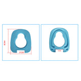 Maxbell Toilet seat Commode Panel Potty Chairs Elderly Sturdy ellipse with Hole