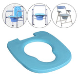Maxbell Toilet seat Commode Panel Potty Chairs Elderly Sturdy ellipse with Hole