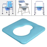 Maxbell Toilet seat Commode Panel Potty Chairs Elderly Sturdy Square with Hole