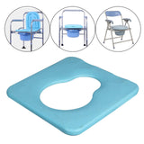 Maxbell Toilet seat Commode Panel Potty Chairs Elderly Sturdy Square with Hole