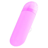 Maxbell Travel Toothbrush Case Durable Dustproof Transparent Cover for Toothpaste purple