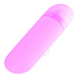 Maxbell Travel Toothbrush Case Durable Dustproof Transparent Cover for Toothpaste purple