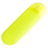 Maxbell Travel Toothbrush Case Durable Dustproof Transparent Cover for Toothpaste green