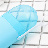 Maxbell Travel Toothbrush Case Durable Dustproof Transparent Cover for Toothpaste blue