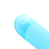 Maxbell Travel Toothbrush Case Durable Dustproof Transparent Cover for Toothpaste blue