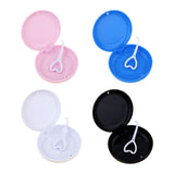Maxbell Portable Retainer Case Oral Organizer Durable Dentures Storage Boxes pink