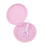 Maxbell Portable Retainer Case Oral Organizer Durable Dentures Storage Boxes pink