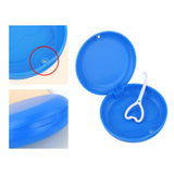 Maxbell Portable Retainer Case Oral Organizer Durable Dentures Storage Boxes blue