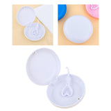 Maxbell Portable Retainer Case Oral Organizer Durable Dentures Storage Boxes white