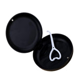 Maxbell Portable Retainer Case Oral Organizer Durable Dentures Storage Boxes black