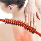 Maxbell Manual Wooden Massage Roller Massage Stick Roller Massager Gua Sha for Home