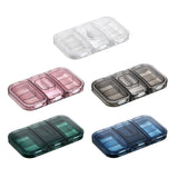 Maxbell Pill Organizer with Pill Cutter Compartment Pill Divider for Vitamin White