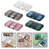 Maxbell Pill Organizer with Pill Cutter Compartment Pill Divider for Vitamin White
