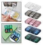 Maxbell Pill Organizer with Pill Cutter Compartment Pill Divider for Vitamin White