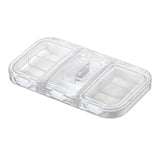Maxbell Pill Organizer with Pill Cutter Compartment Pill Divider for Vitamin White