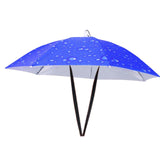 Maxbell Umbrella Hat Hands free Protection 30inch Fishing Umbrella Hat Blue