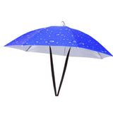 Maxbell Umbrella Hat Hands free Protection 30inch Fishing Umbrella Hat Blue