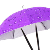 Maxbell Umbrella Hat Hands free Protection 30inch Fishing Umbrella Hat Purple