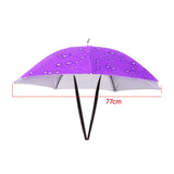 Maxbell Umbrella Hat Hands free Protection 30inch Fishing Umbrella Hat Purple