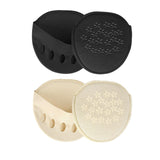 Maxbell five toe Forefoot Pads Breathable Invisible Socks Metatarsal Pads Foot Pads Beige