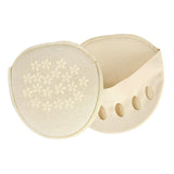 Maxbell five toe Forefoot Pads Breathable Invisible Socks Metatarsal Pads Foot Pads Beige