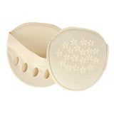 Maxbell five toe Forefoot Pads Breathable Invisible Socks Metatarsal Pads Foot Pads Beige