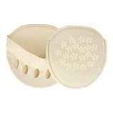 Maxbell five toe Forefoot Pads Breathable Invisible Socks Metatarsal Pads Foot Pads Beige