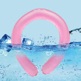 Maxbell Neck Cooling Tube Heat Dissipation Cooler for Hiking Cycling Jogging Pink