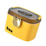 Maxbell Home Emergency Medicine Storage Box Container Removable Tray Large Yellow