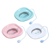 Maxbell Sitz Bath for Toilet seat Squirter for Perineal Soaking Elderly Women Blue