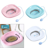 Maxbell Sitz Bath for Toilet seat Squirter for Perineal Soaking Elderly Women Blue