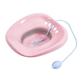 Maxbell Sitz Bath for Toilet seat Squirter for Perineal Soaking Elderly Women Pink