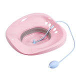 Maxbell Sitz Bath for Toilet seat Squirter for Perineal Soaking Elderly Women Pink