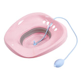 Maxbell Sitz Bath for Toilet seat Squirter for Perineal Soaking Elderly Women Pink