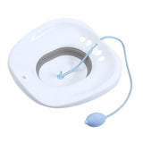 Maxbell Sitz Bath for Toilet seat Squirter for Perineal Soaking Elderly Women White