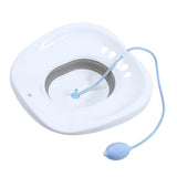 Maxbell Sitz Bath for Toilet seat Squirter for Perineal Soaking Elderly Women White