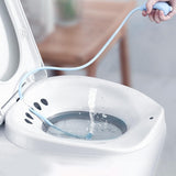 Maxbell Sitz Bath for Toilet seat Squirter for Perineal Soaking Elderly Women White