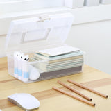 Maxbell Clear Container Bin Portable for Storing Cosmetics Fishing Supplies Creams