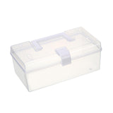 Maxbell Clear Container Bin Portable for Storing Cosmetics Fishing Supplies Creams
