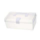 Maxbell Clear Container Bin Portable for Storing Cosmetics Fishing Supplies Creams