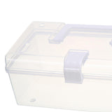 Maxbell Clear Container Bin Portable for Storing Cosmetics Fishing Supplies Creams